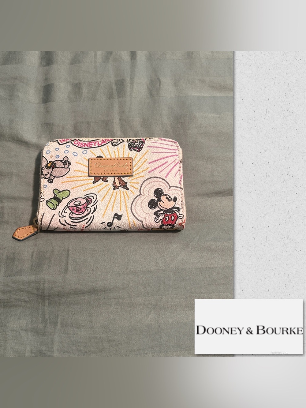 Dooney & Bourke Disney Sketch Zip Around Wallet